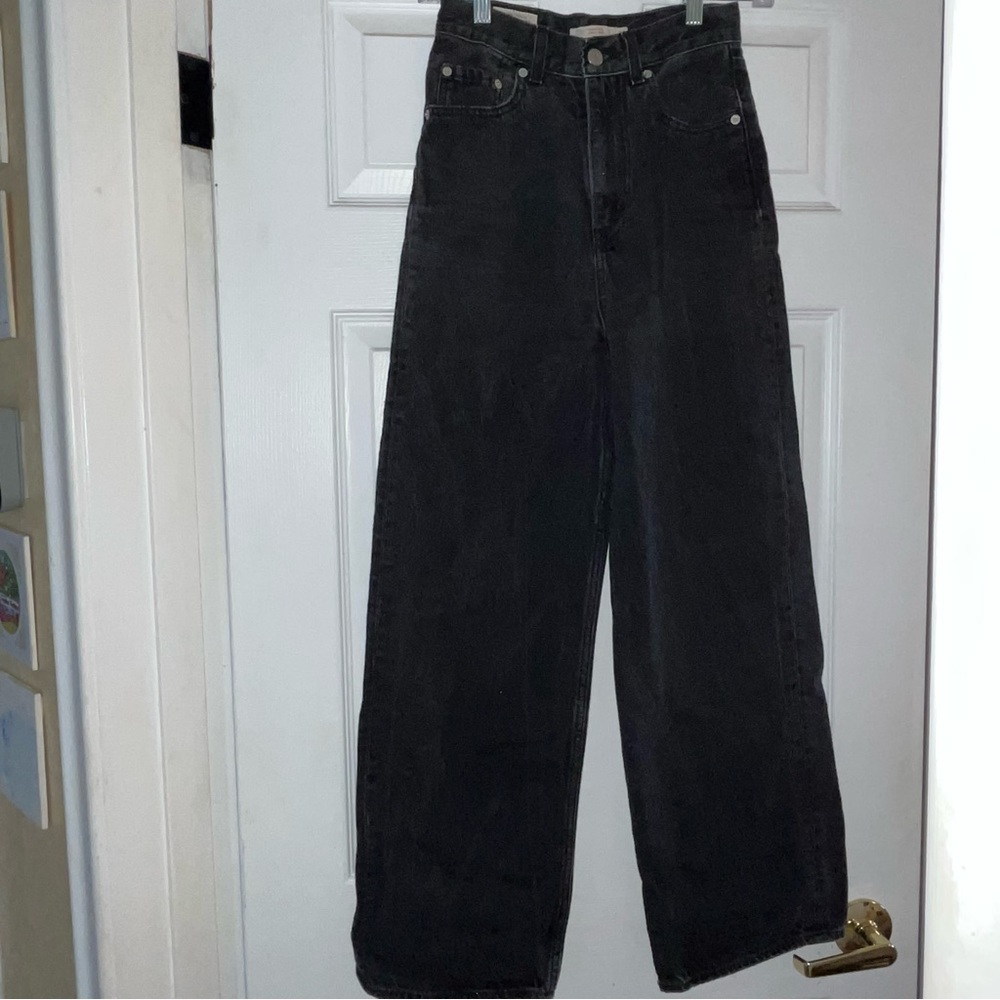 Levi’s black high loose jeans